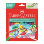 Ecolapis de Cor Aquarelável 24 Cores - Faber-Castell