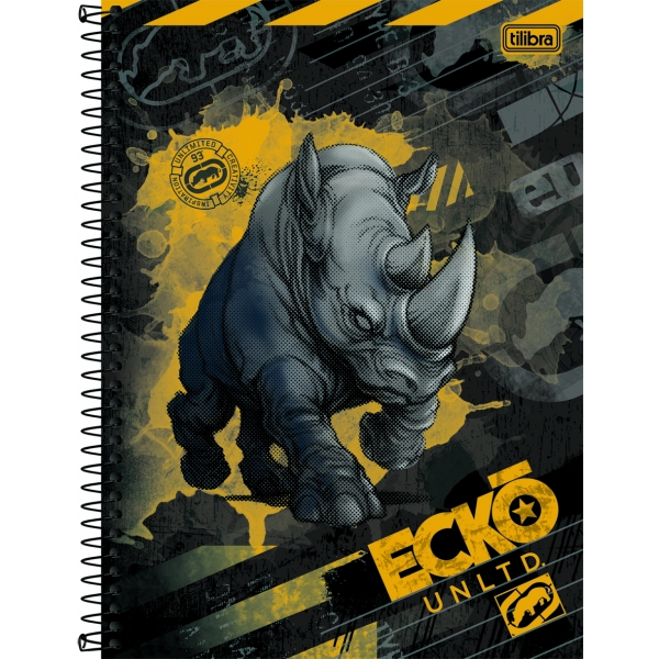 Caderno Universitário Capa Dura Ecko Unltd. - 10 Matérias - 200 Folhas - Tilibra Caderno Universitário Capa Dura Ecko Unltd. - 10 Matérias - 200 Folhas - Tilibra