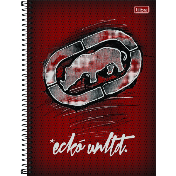 Caderno Universitário Capa Dura Ecko Unltd. - 10 Matérias - 200 Folhas - Tilibra Caderno Universitário Capa Dura Ecko Unltd. - 10 Matérias - 200 Folhas - Tilibra