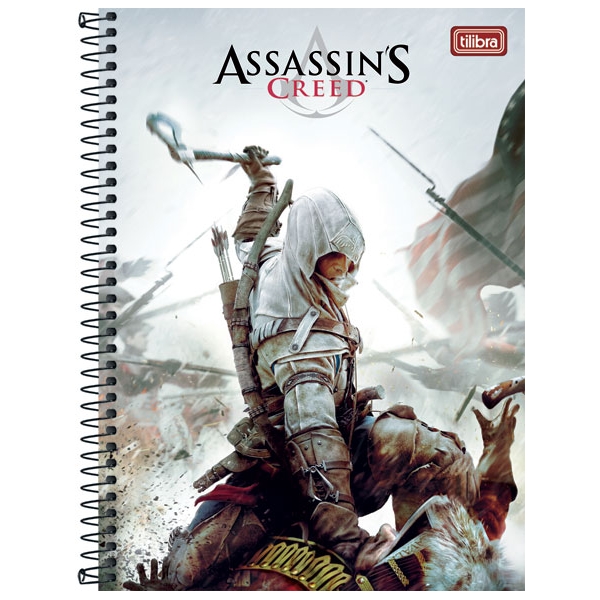 Caderno universitário Capa Dura Assassin's Creed - 1 Matéria - 96 Folhas - Tilibra Caderno universitário Capa Dura Assassin's Creed - 1 Matéria - 96 Folhas - Tilibra