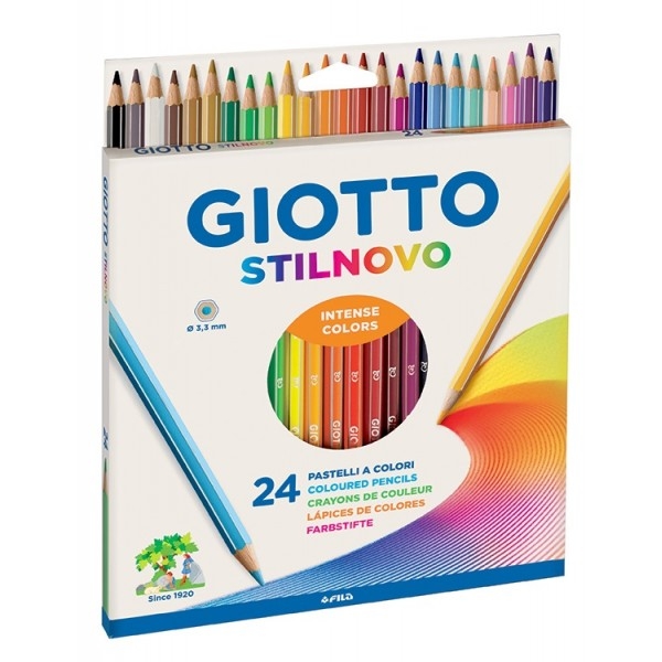 Lápis de Cor Stilnovo 24 cores - Giotto