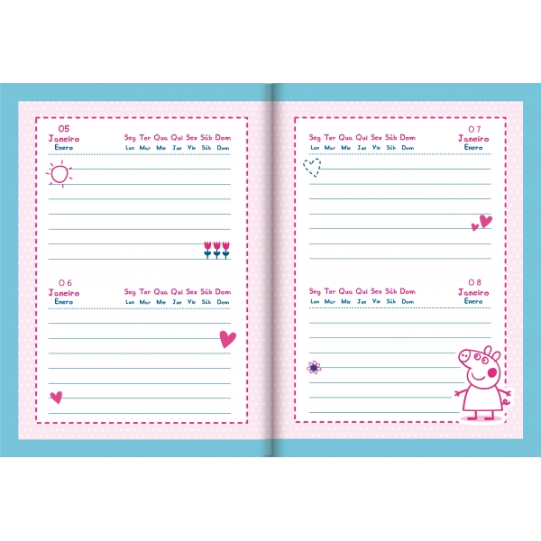 Agenda Peppa Pig Escolar - Foroni Agenda Peppa Pig Escolar - Foroni