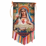 Flag Sagrado Coração de Maria - Trevisan Concept