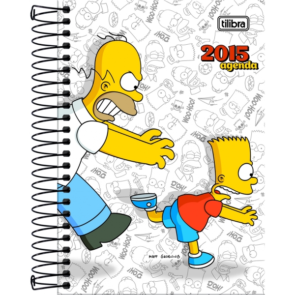 Agenda Simpsons Capa Dura 2015 - Tilibra Agenda Simpsons Capa Dura 2015 - Tilibra