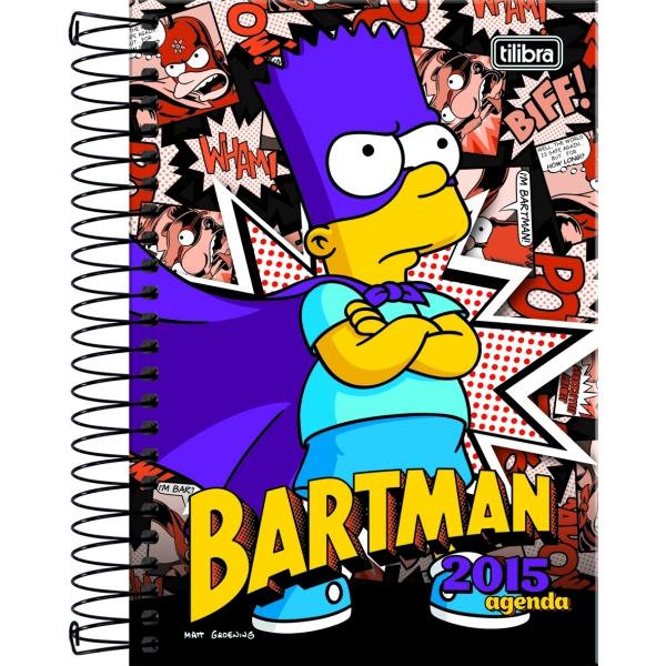 Agenda Simpsons Capa Dura 2015 - Tilibra Agenda Simpsons Capa Dura 2015 - Tilibra