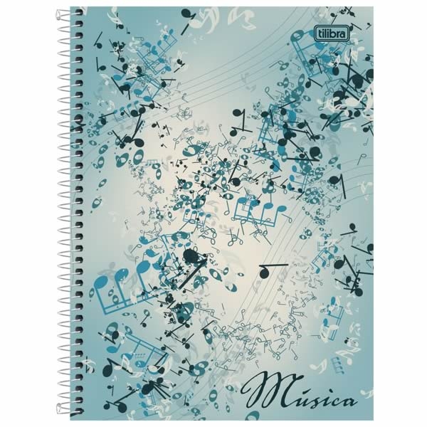 Caderno de Música Espiral Capa Dura Universitário - 96 Folhas - Tilibra Caderno de Música Espiral Capa Dura Universitário - 96 Folhas - Tilibra