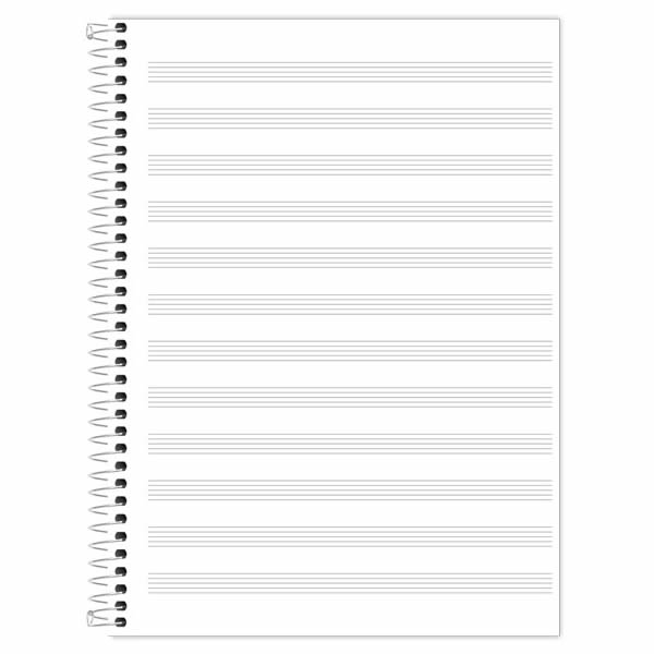 Caderno de Música Espiral Capa Dura Universitário - 96 Folhas - Tilibra Caderno de Música Espiral Capa Dura Universitário - 96 Folhas - Tilibra