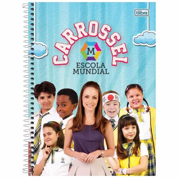 Caderno Universitário Capa Dura Carrossel - 1 Matéria - 96 Folhas - Tilibra Caderno Universitário Capa Dura Carrossel - 1 Matéria - 96 Folhas - Tilibra