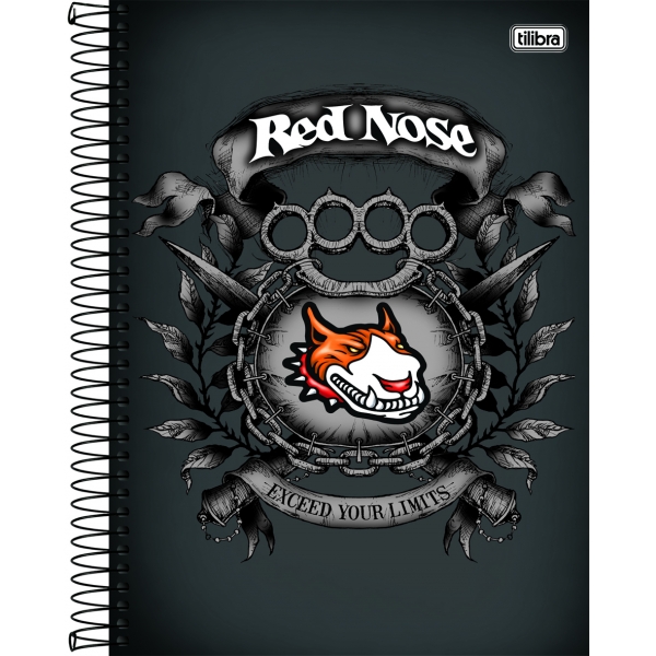 Caderno Universitário Capa Dura Red Nose - 1 Matéria - 96 Folhas - Tilibra Caderno Universitário Capa Dura Red Nose - 1 Matéria - 96 Folhas - Tilibra