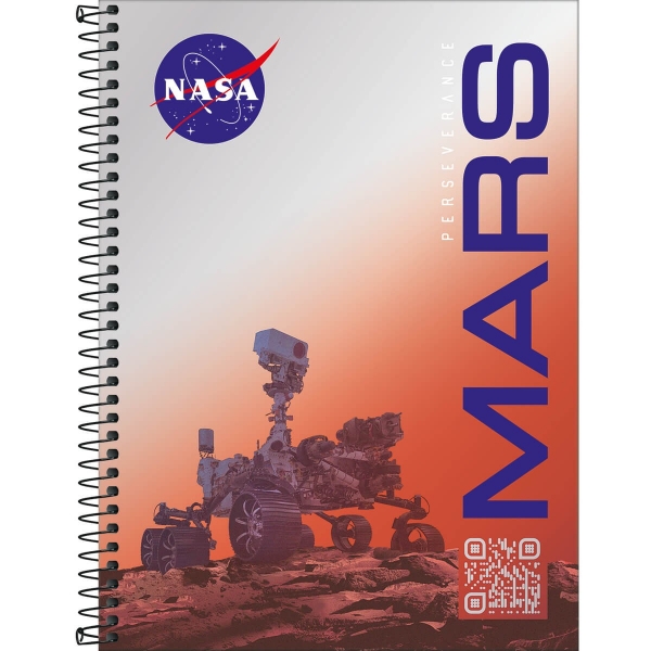 Caderno Universitário Capa Dura NASA - 1 Matéria - 80 Folhas - Tilibra Caderno Universitário Capa Dura NASA - 1 Matéria - 80 Folhas - Tilibra