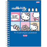 Caderno Colegial Capa Dura Hello Kitty Pautado 80 Folhas - Jandaia