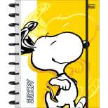 Caderno Universitário Tilidisco Connect Snoopy - 10 Matérias - 160 Folhas - Tilibra