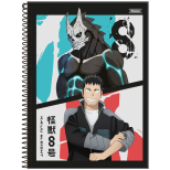 Caderno Universitário Capa Dura Kaiju N8 - 1 Matéria - 80 Folhas - Foroni
