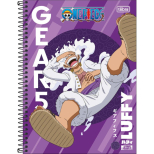Caderno Universitário Capa Dura One Piece Connect - 10 Matérias - 160 Folhas - Tilibra