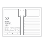 Refil Calendário de Mesa R501 - Redoma
