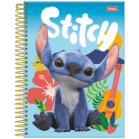 Caderno Colegial Capa Dura Stitch Pautado 80 Folhas - Foroni