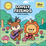 Livro de Colorir Lovely Friends 46 Folhas - Tilibra