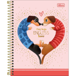 Caderno Colegial Capa Dura Brownie 60 Folhas - Tilibra