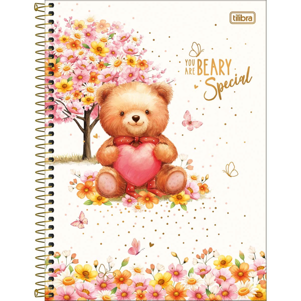 Caderno Universitário Capa Dura Love Bears - 1 Matéria - 80 Folhas - Tilibra Caderno Universitário Capa Dura Love Bears - 1 Matéria - 80 Folhas - Tilibra