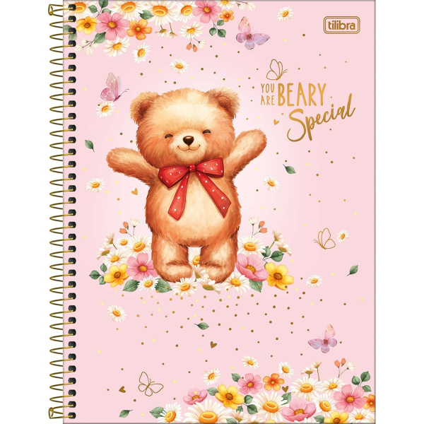 Caderno Universitário Capa Dura Love Bears - 1 Matéria - 80 Folhas - Tilibra Caderno Universitário Capa Dura Love Bears - 1 Matéria - 80 Folhas - Tilibra
