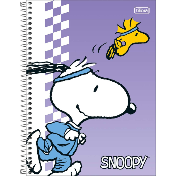 Caderno Universitário Capa Dura Snoopy Fit - 10 Matérias - 160 Folhas - Tilibra Caderno Universitário Capa Dura Snoopy Fit - 10 Matérias - 160 Folhas - Tilibra