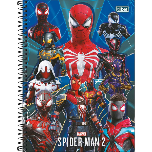 Caderno Universitário Capa Dura Spider-Man Game - 1 Matéria - 80 Folhas - Tilibra Caderno Universitário Capa Dura Spider-Man Game - 1 Matéria - 80 Folhas - Tilibra