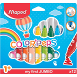 Canetinha Hidrográfica Color'Peps Jumbo 12 Cores - Maped