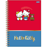 Caderno Colegial Capa Dura Hello Kitty 80 Folhas - Jandaia