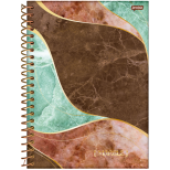 Caderno Colegial Capa Dura Marble 80 Folhas - Jandaia