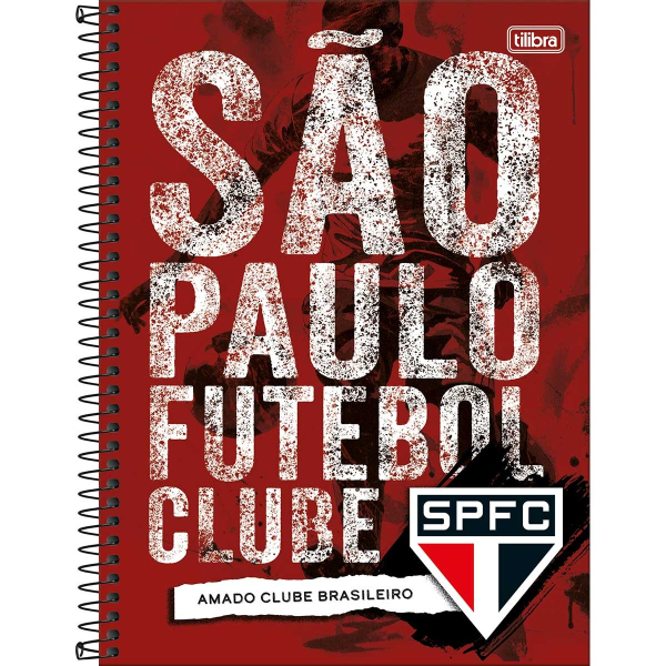 Caderno Universitário Capa Dura São Paulo - 1 Matéria - 80 Folhas - Tilibra Caderno Universitário Capa Dura São Paulo - 1 Matéria - 80 Folhas - Tilibra