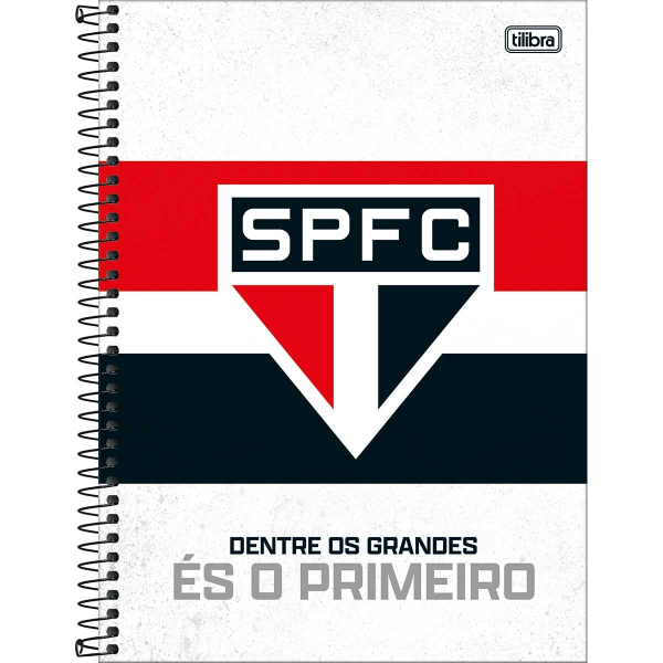 Caderno Universitário Capa Dura São Paulo - 10 Matérias - 160 Folhas - Tilibra Caderno Universitário Capa Dura São Paulo - 10 Matérias - 160 Folhas - Tilibra