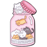 Pin de Metal Tilipins Pote de Gatos - Tilibra