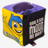 Almofada Formato Cubo Divertidamente - Zona Criativa