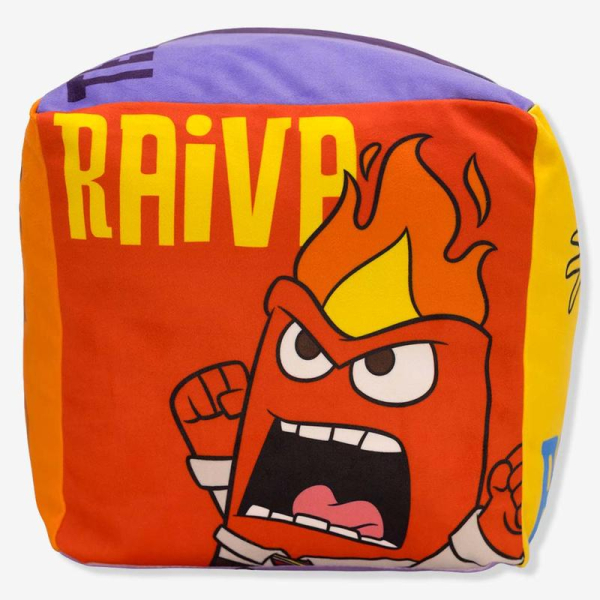 Almofada Formato Cubo Divertidamente - Zona Criativa Almofada Formato Cubo Divertidamente - Zona Criativa