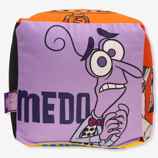 Almofada Formato Cubo Divertidamente - Zona Criativa Almofada Formato Cubo Divertidamente - Zona Criativa