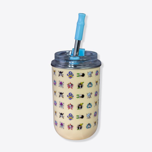 Copo Neo com Canudo Mugiwara-Crew 300ml - Zona Criativa Copo Neo com Canudo Mugiwara-Crew 300ml - Zona Criativa