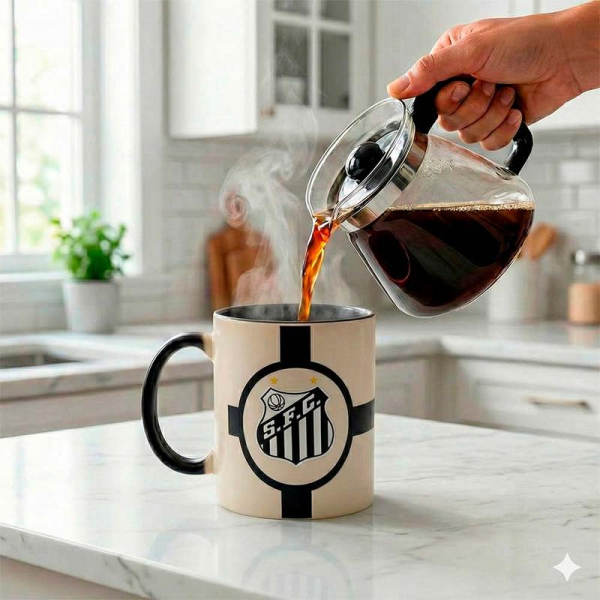 Caneca Magic Santos 350ml - Zona Criativa Caneca Magic Santos 350ml - Zona Criativa