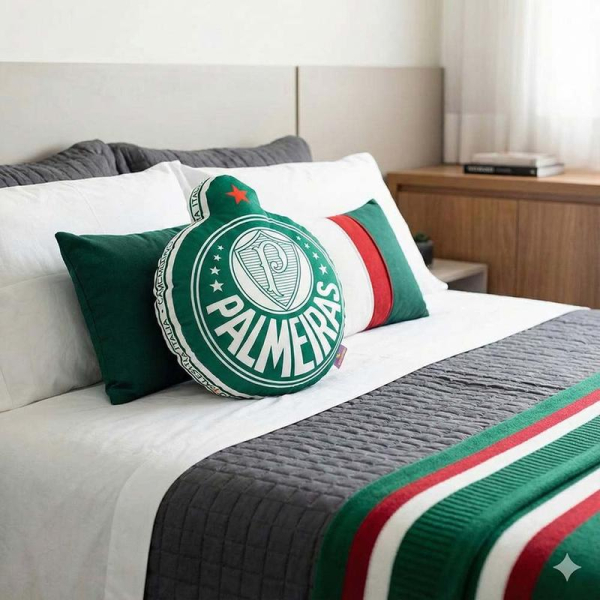 Almofada Palmeiras Estrela - Zona Criativa Almofada Palmeiras Estrela - Zona Criativa