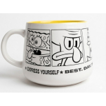Caneca Momma Bob Esponja Friends 500ml - Zona Criativa