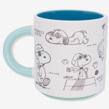 Caneca Grafite Snoopy 500ml - Zona Criativa
