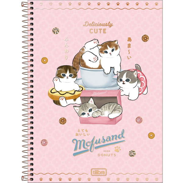Caderno Universitário Capa Dura Mofusand 1 Matéria - 80 Folhas - Tilibra Caderno Universitário Capa Dura Mofusand 1 Matéria - 80 Folhas - Tilibra