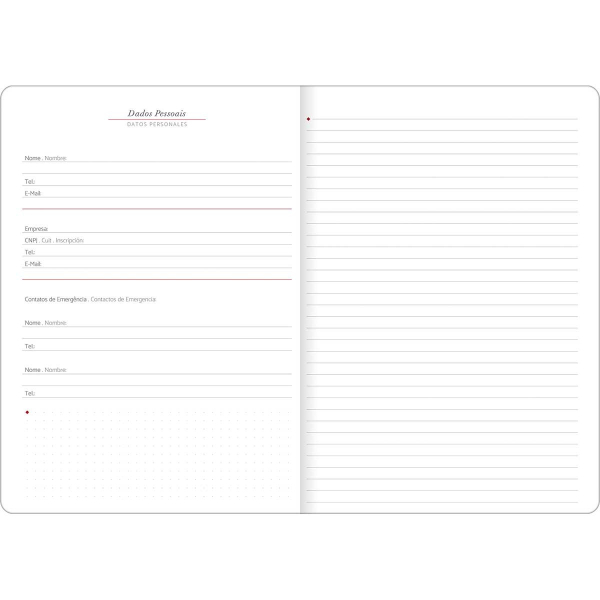 Planner Grampeado Cambridge 2027 - Tilibra Planner Grampeado Cambridge 2027 - Tilibra