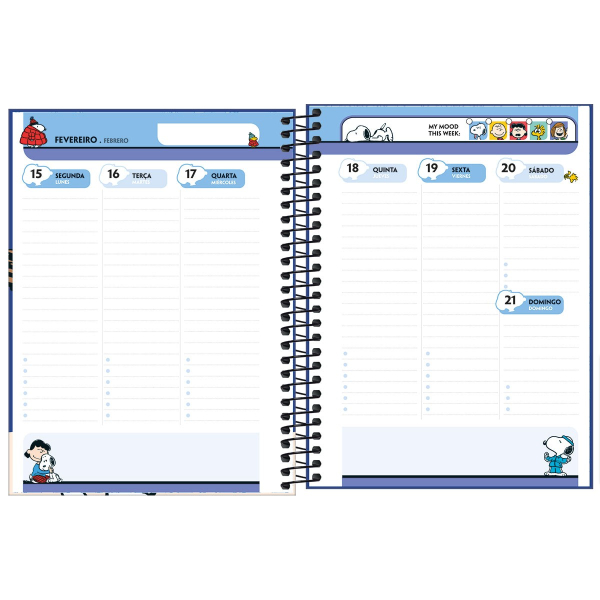 Planner Snoopy 2027 - Tilibra Planner Snoopy 2027 - Tilibra